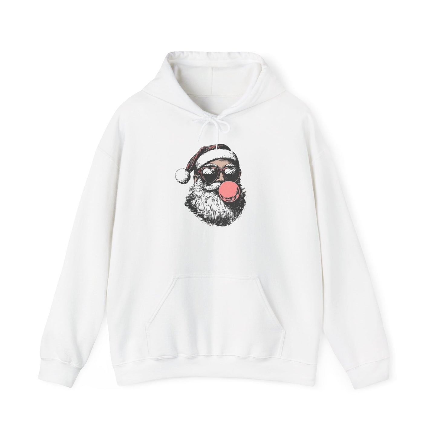 Funny Santa Christmas Graphic Hoodie Unisex Heavy Blend™ Hooded Sweatshirt