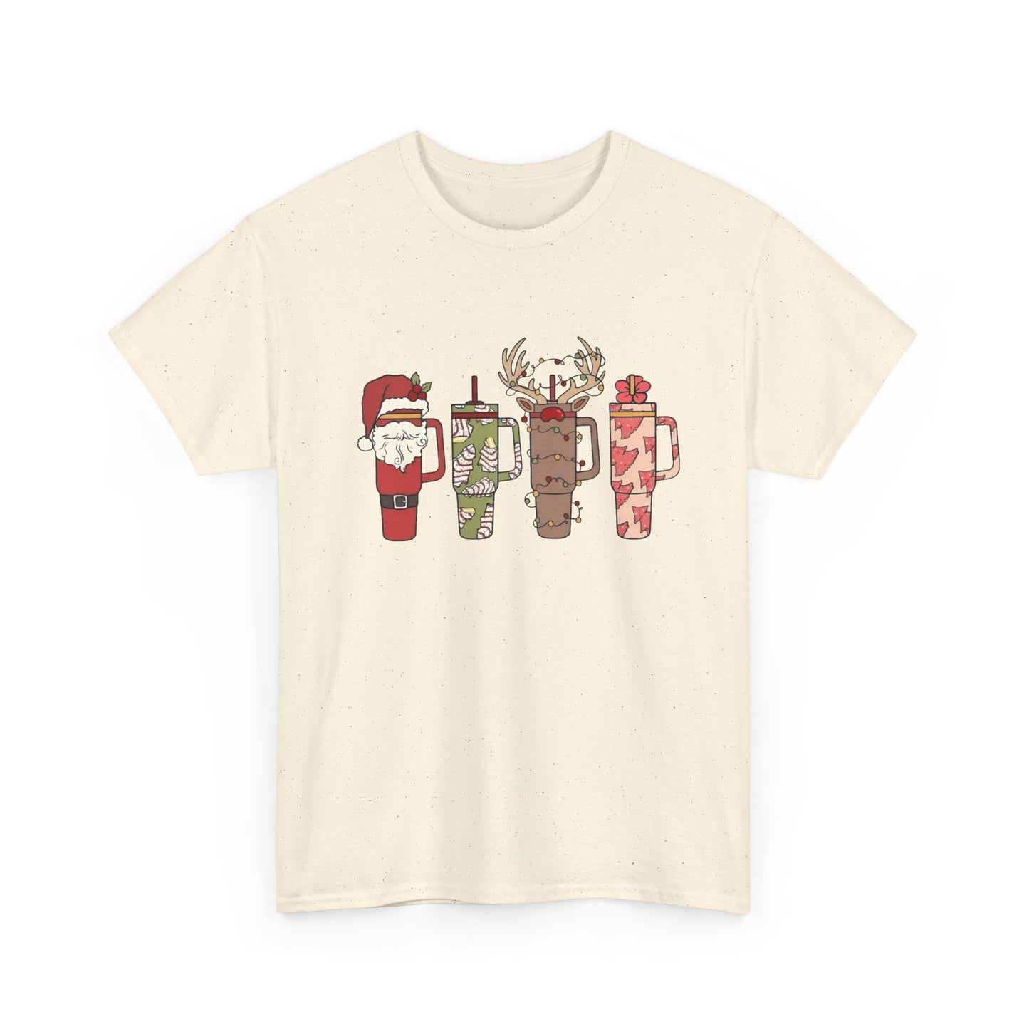 Christmas Stanly Cups Womens Funny Graphic T Shirt NEW ADULT