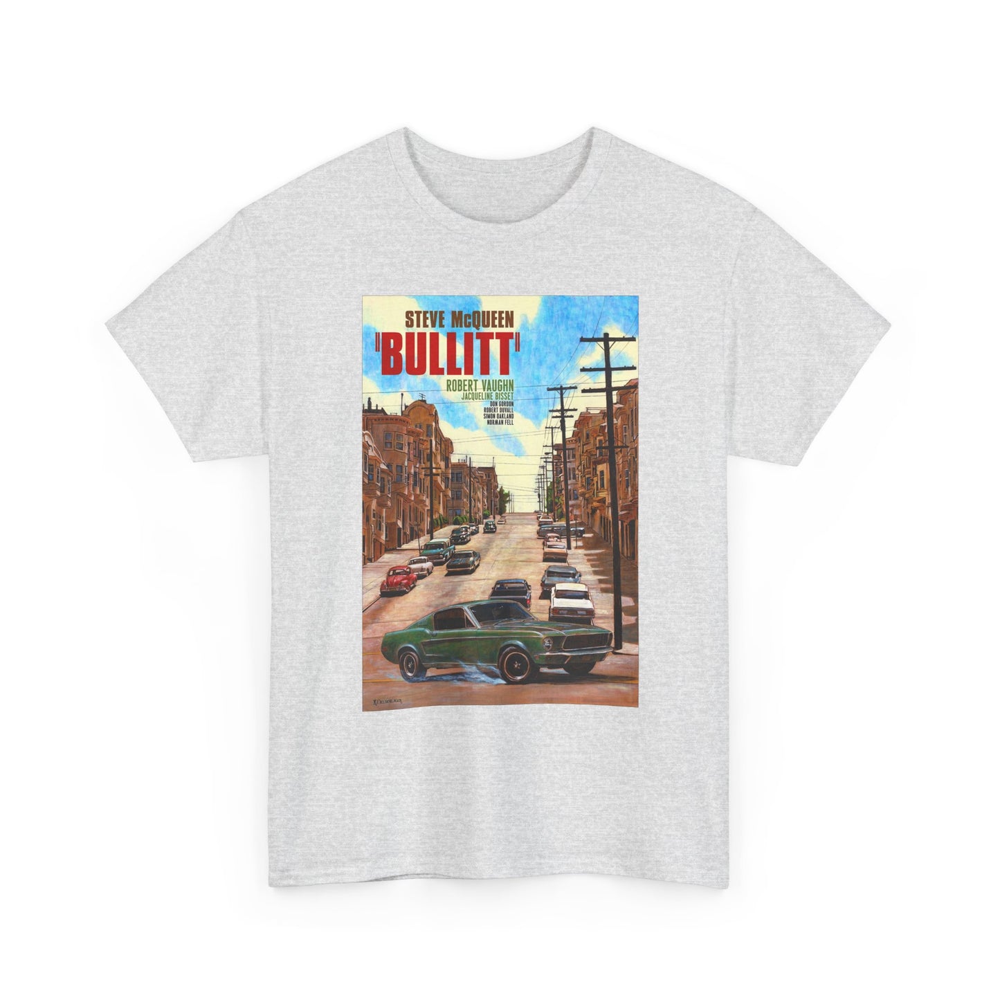 Steve Mcqueen Bullitt Graphic T Shirt Cotton Tee Apparel New