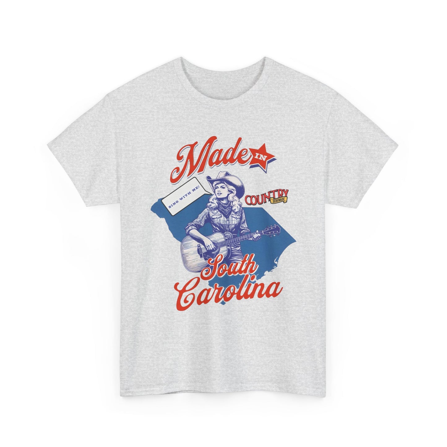 Made In South Carolina Graphic T Shirt Unisex Heavy Cotton Tee Gift