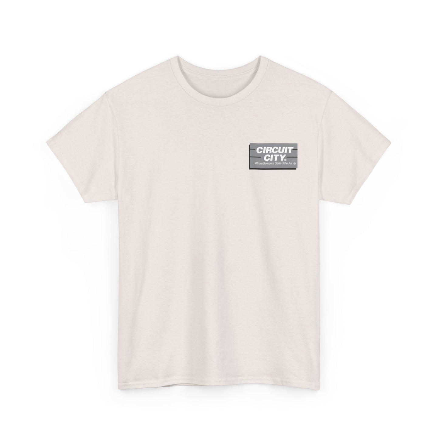 Circuit city T-shirt vintage graphic employee shirt retro design Unisex Heavy