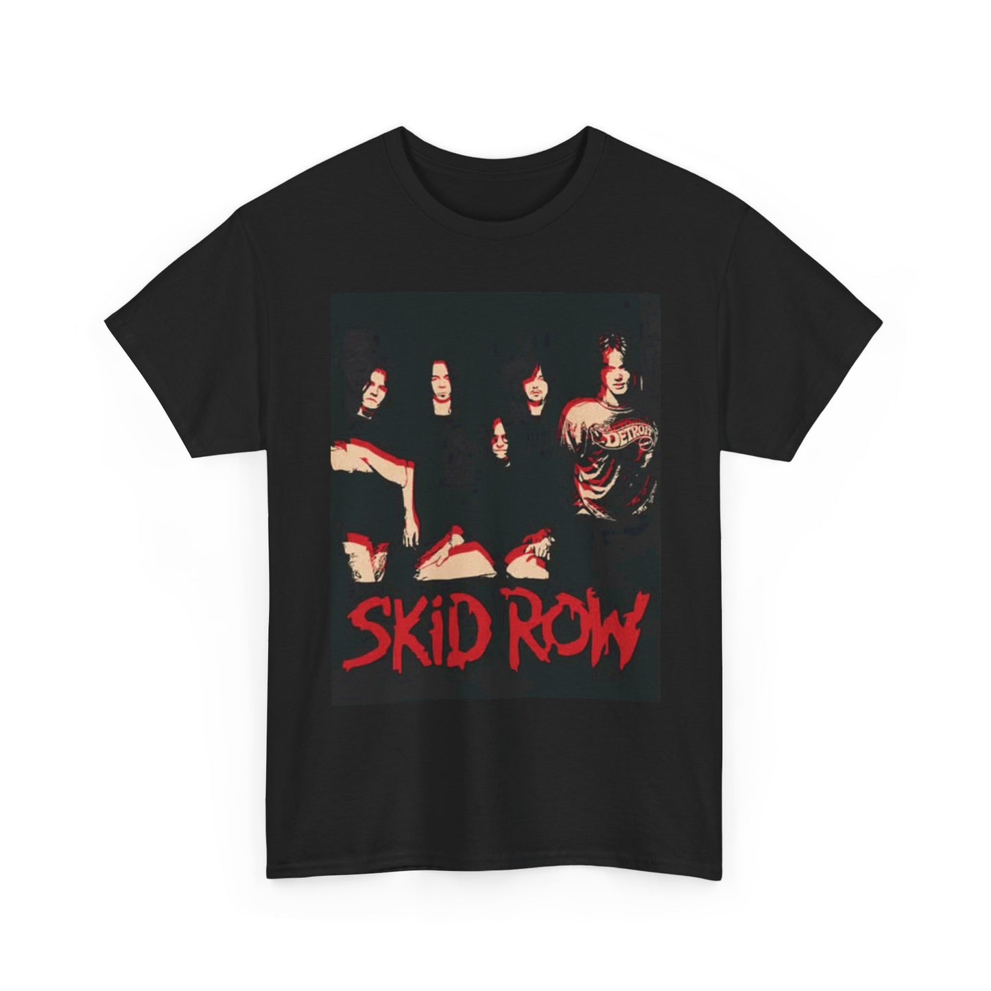 Skid Row Graphic T Shirt Vintage Rock band Merch Unisex Heavy Cotton Tee