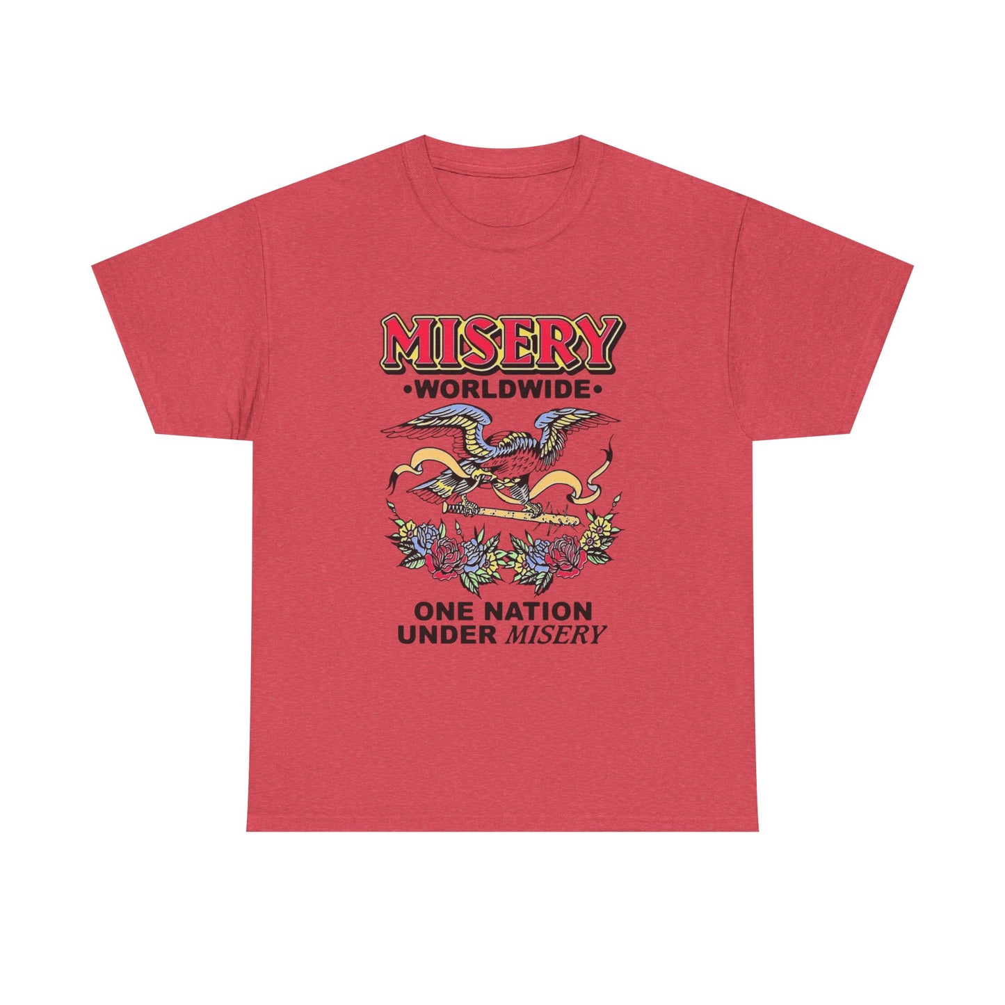 Misery Worldwide Graphic T Shirt Unisex Heavy Cotton Tee