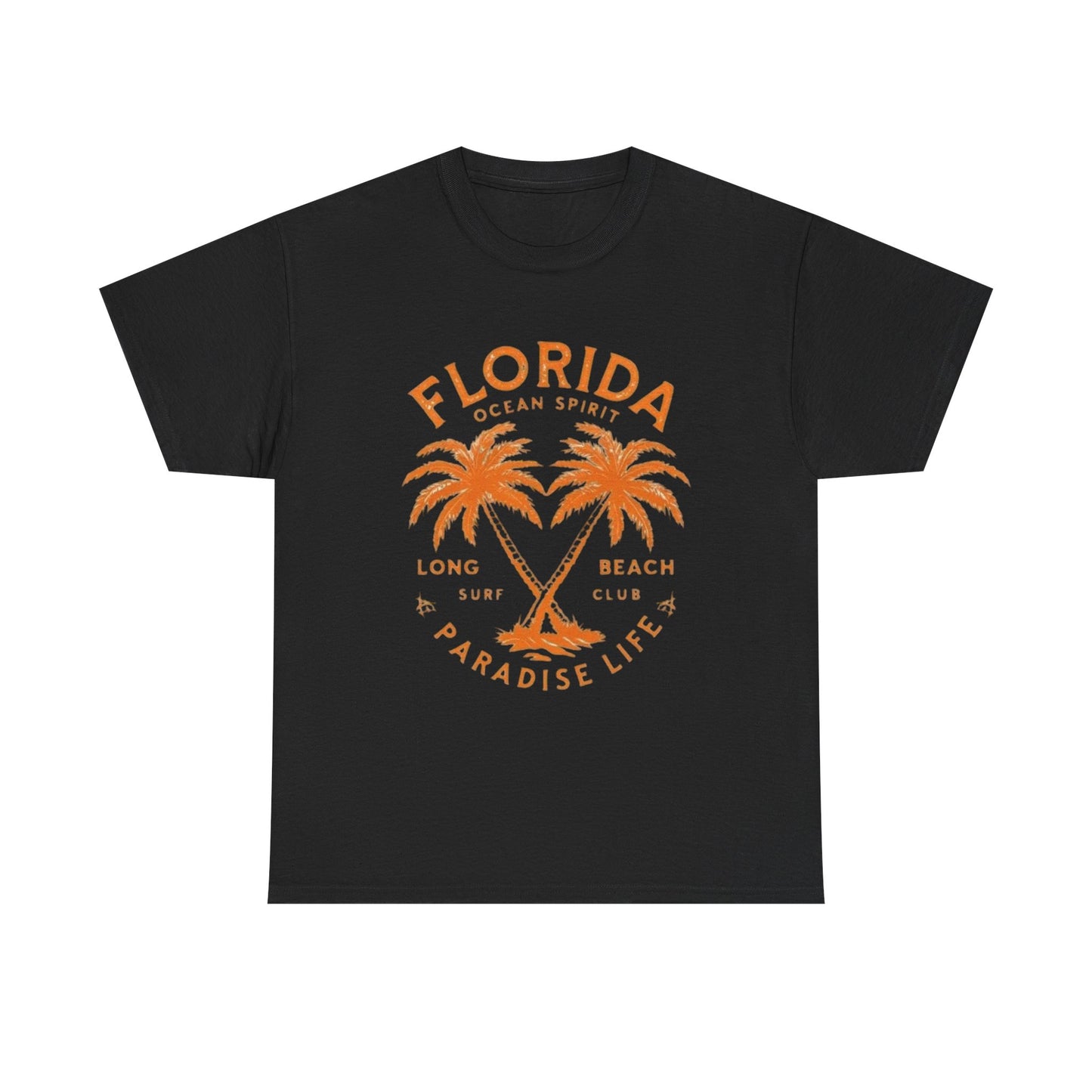 Florida Paradise Live Graphic T Shirt NEW Unisex Heavy Cotton Tee