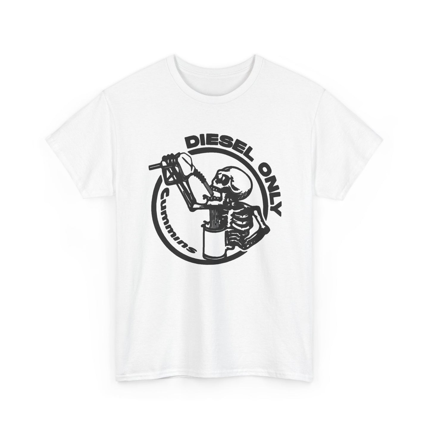 Diesel Only Cummins Graphic T Shirt Unisex Heavy Cotton Tee NEW