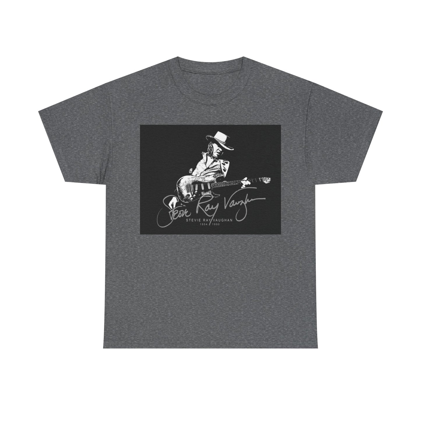 Stevie ray vaughn T-shirt Vintage retro rock album Unisex Heavy Cotton Tee
