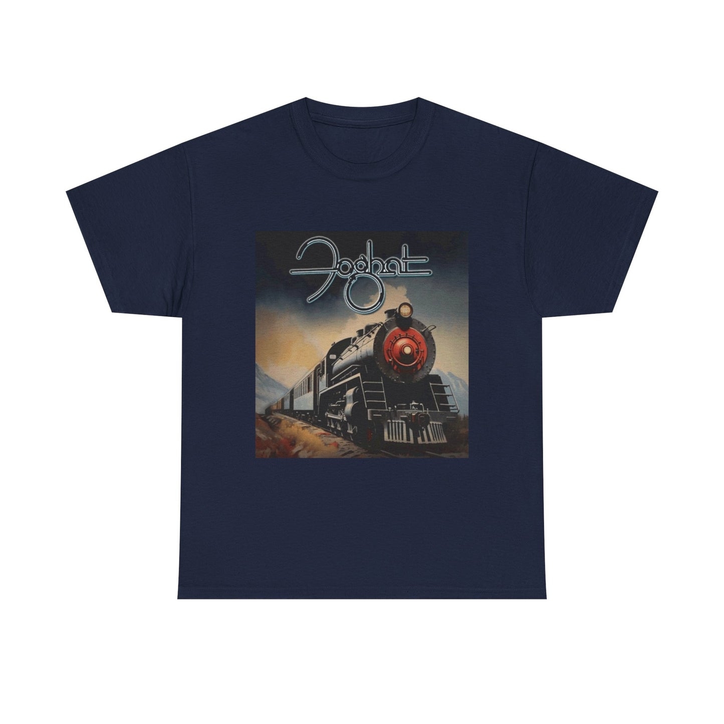 FogHat Tshirt Vintage Rock Poster Retro 70s Woodstock Unisex Heavy Cotton Tee q