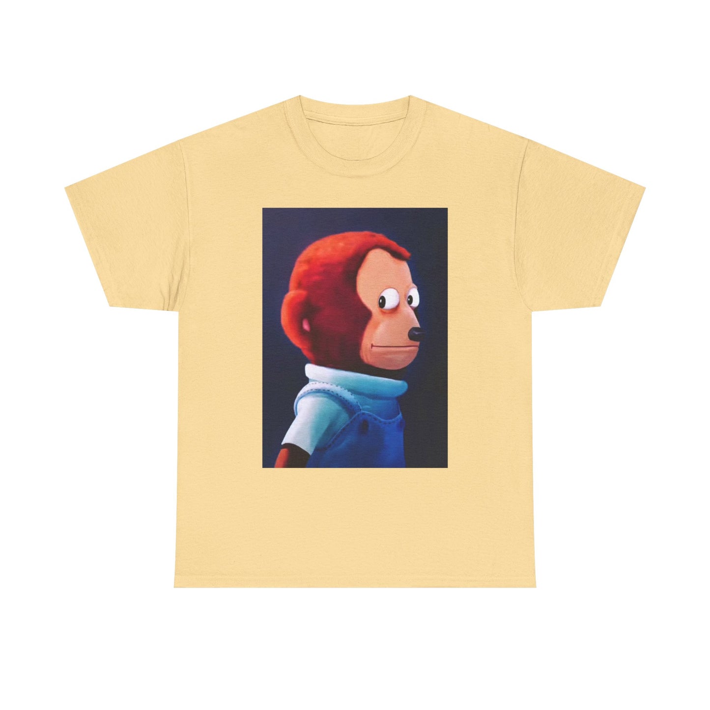 Funny Side Eye Jokes T Shirt MEME Comedy Cartoon Painting Unisex Heavy Cotton