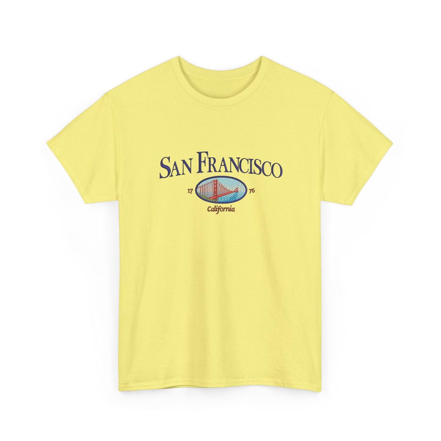 San Francisco California Retro Graphic T Shirt NEW Unisex Heavy Cotton Tee