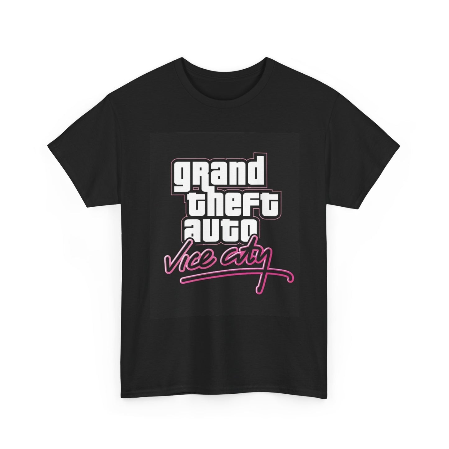Grand Theft Auto Tshirt Vice City Retro Gamer Graphic Unisex Heavy Cotton Tee