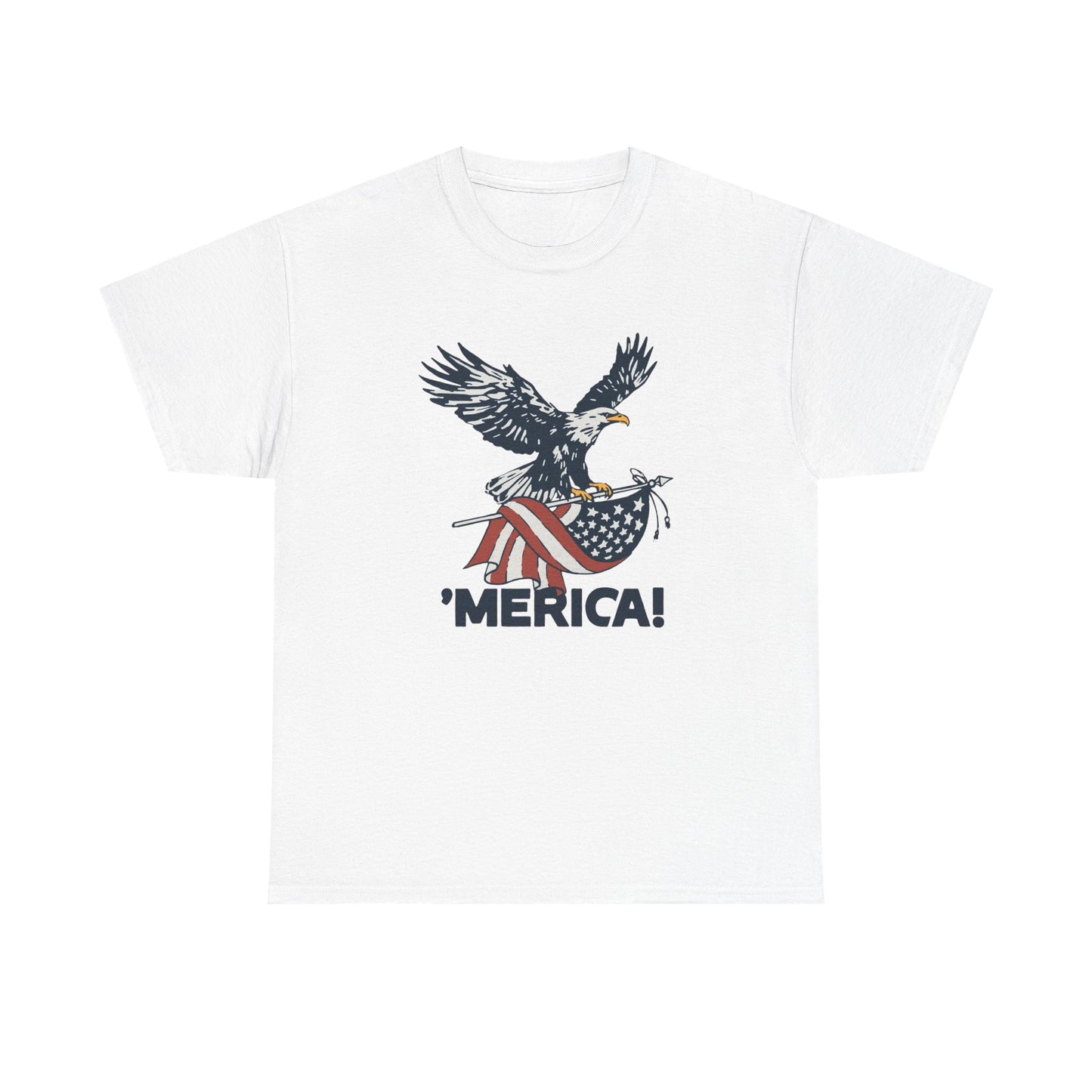 American Bald Eagle USA Graphic T Shirt Heavy Cotton Tee NEW ADULT UNISEX