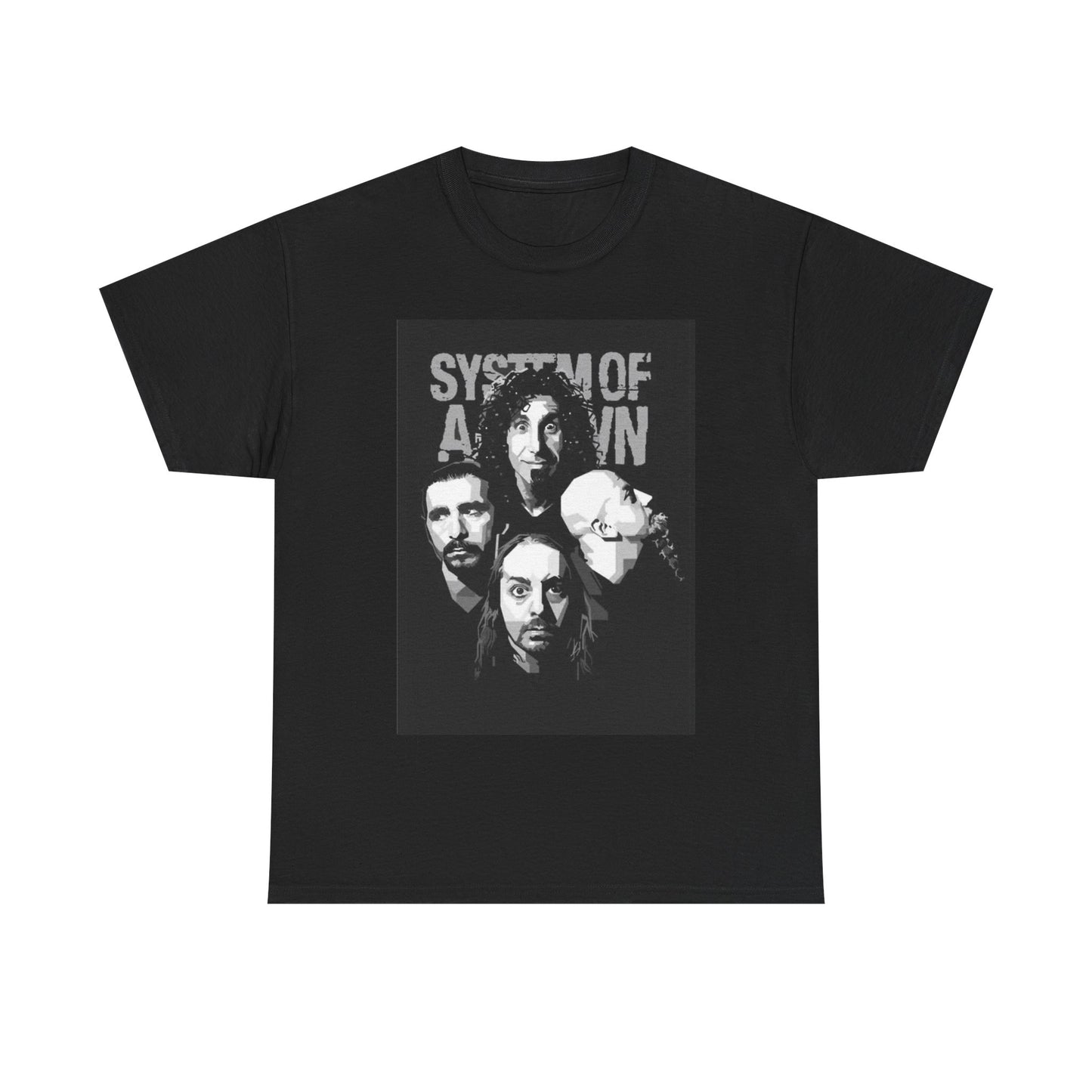 System of a Down Shirt Vintage rock retro graphic Tshirt Unisex Heavy Cotton Tee