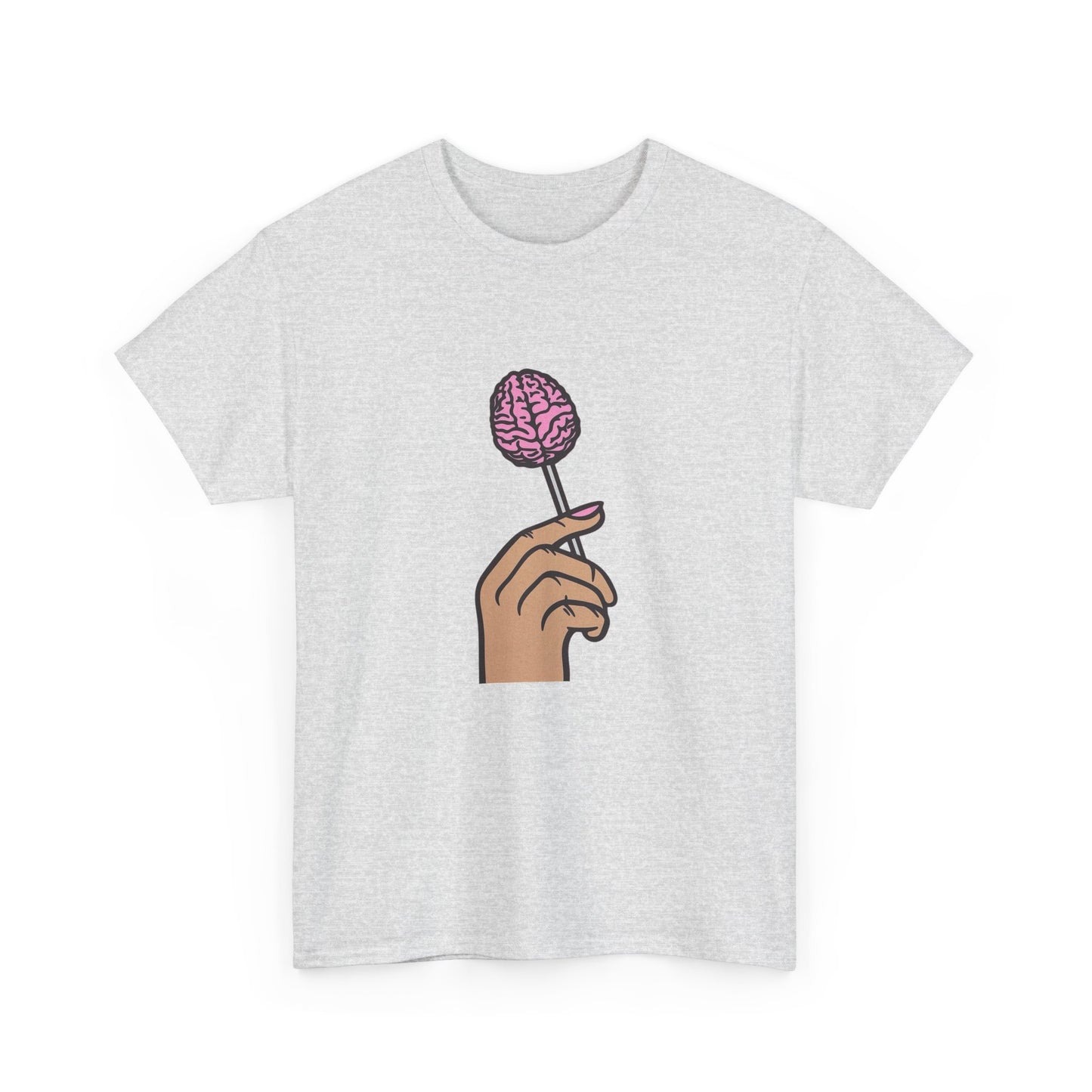 Brain Pop Graphic T-Shirt Unisex Heavy Cotton Tee Gift