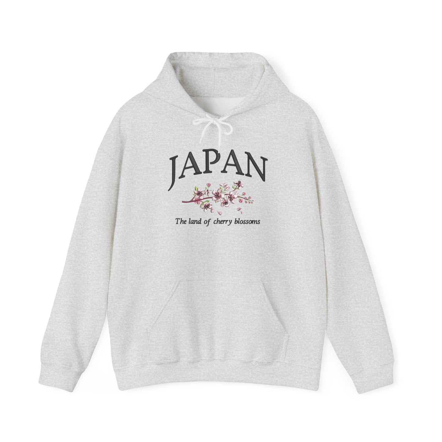 Japan The Land Of The Cherry Blossoms Graphic Hoodie Heavy Blend Sweatshirt NEW