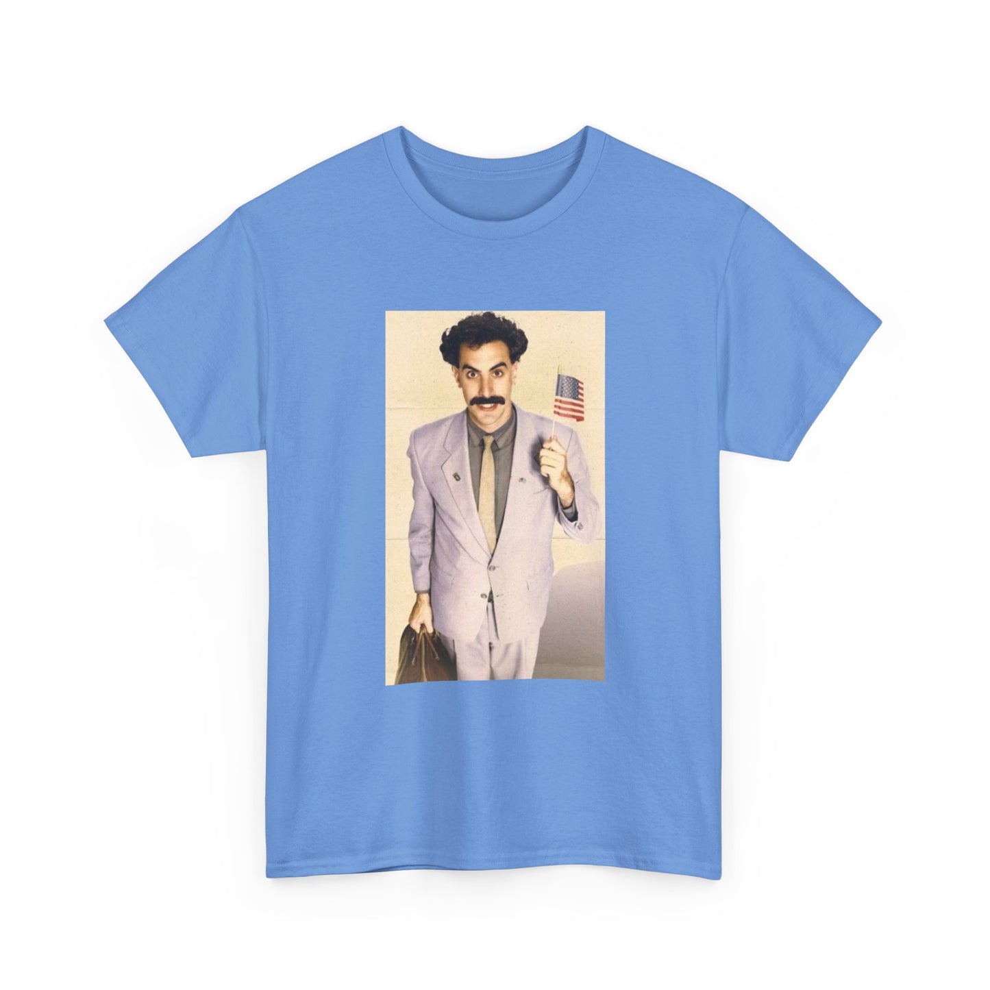 Borat Comes to America Tshirt Funny Comedy Movie Unisex Heavy Cotton Tee