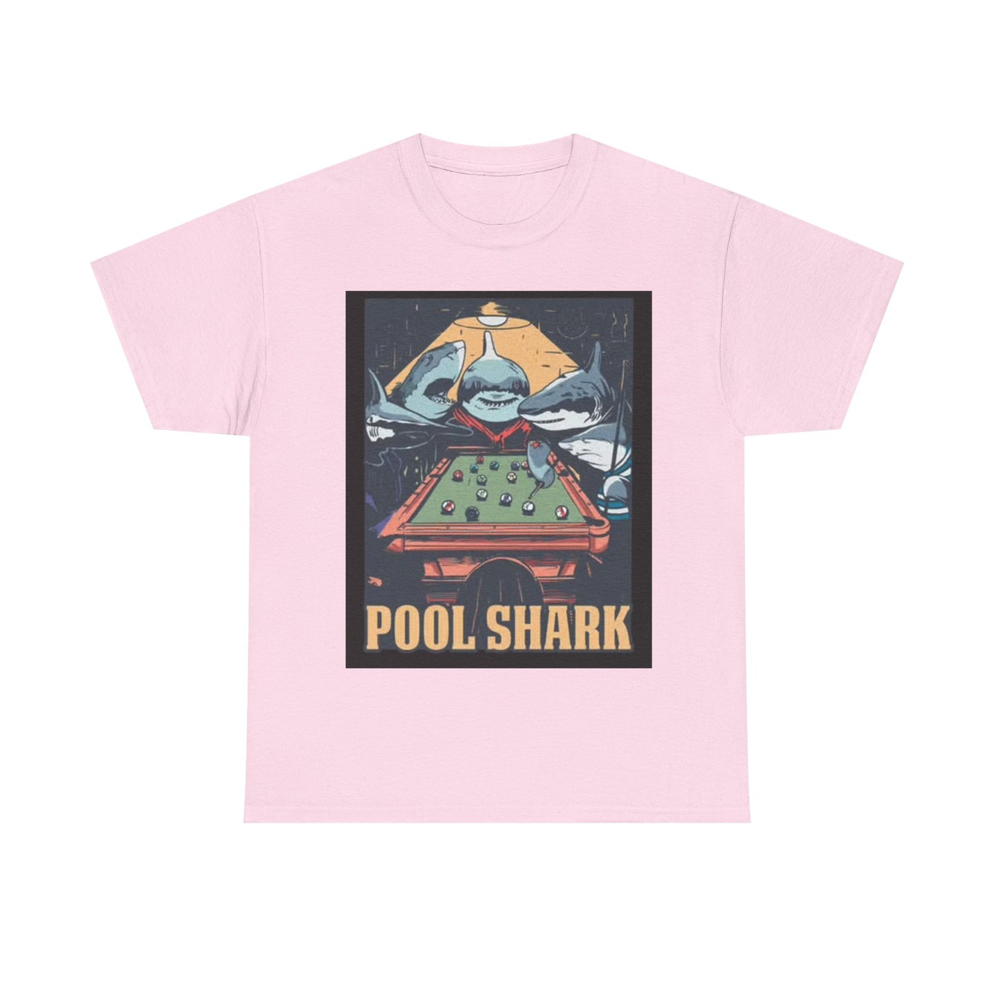 Pool Shark T Shirt Retro Funny Graphic T Vintage Pool Hall Rogan Unisex