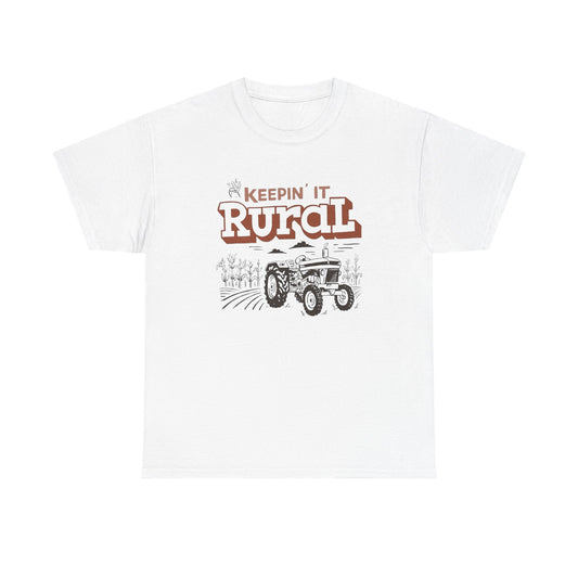 Keeping It Rural Graphic T Shirt Unisex Heavy Cotton Tee