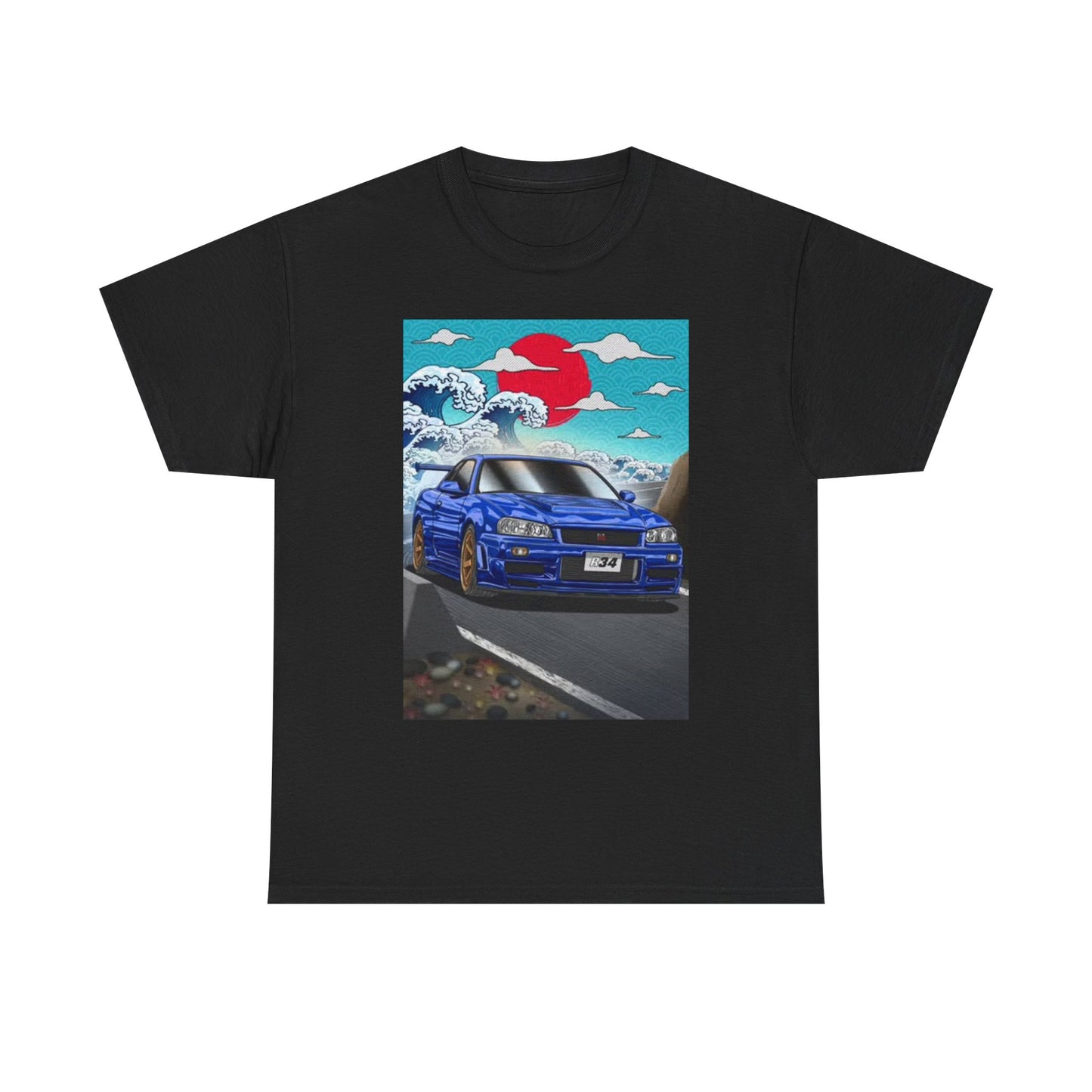 Nissan Skyline Graphic T Shirt GTR Vintage Japan Retro Unisex Heavy Cotton Tee
