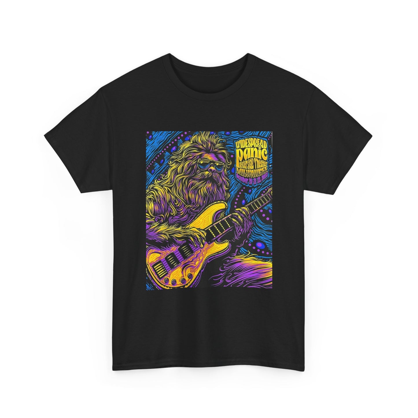 Widespread panic Tshirt Vintage Tour Poster Retro Unisex Heavy Cotton Tee