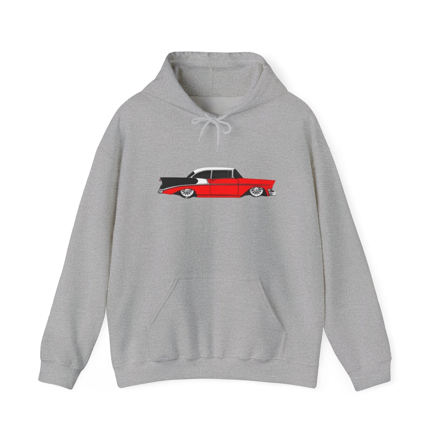 57 Chevrolet Hot Rod Vintage Graphic Hoodie NEW Unisex Heavy Hooded Sweatshirt