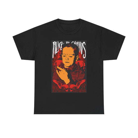 Alice In Chains band rock vintage graphic art retro Unisex Heavy Cotton Tee