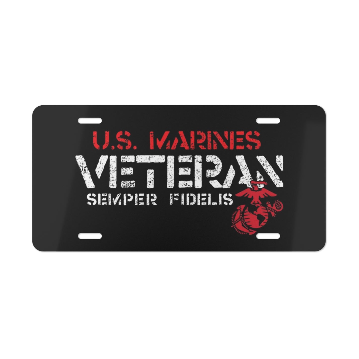 US MARINES Veteran NEW AMERICAN Vanity License Plate
