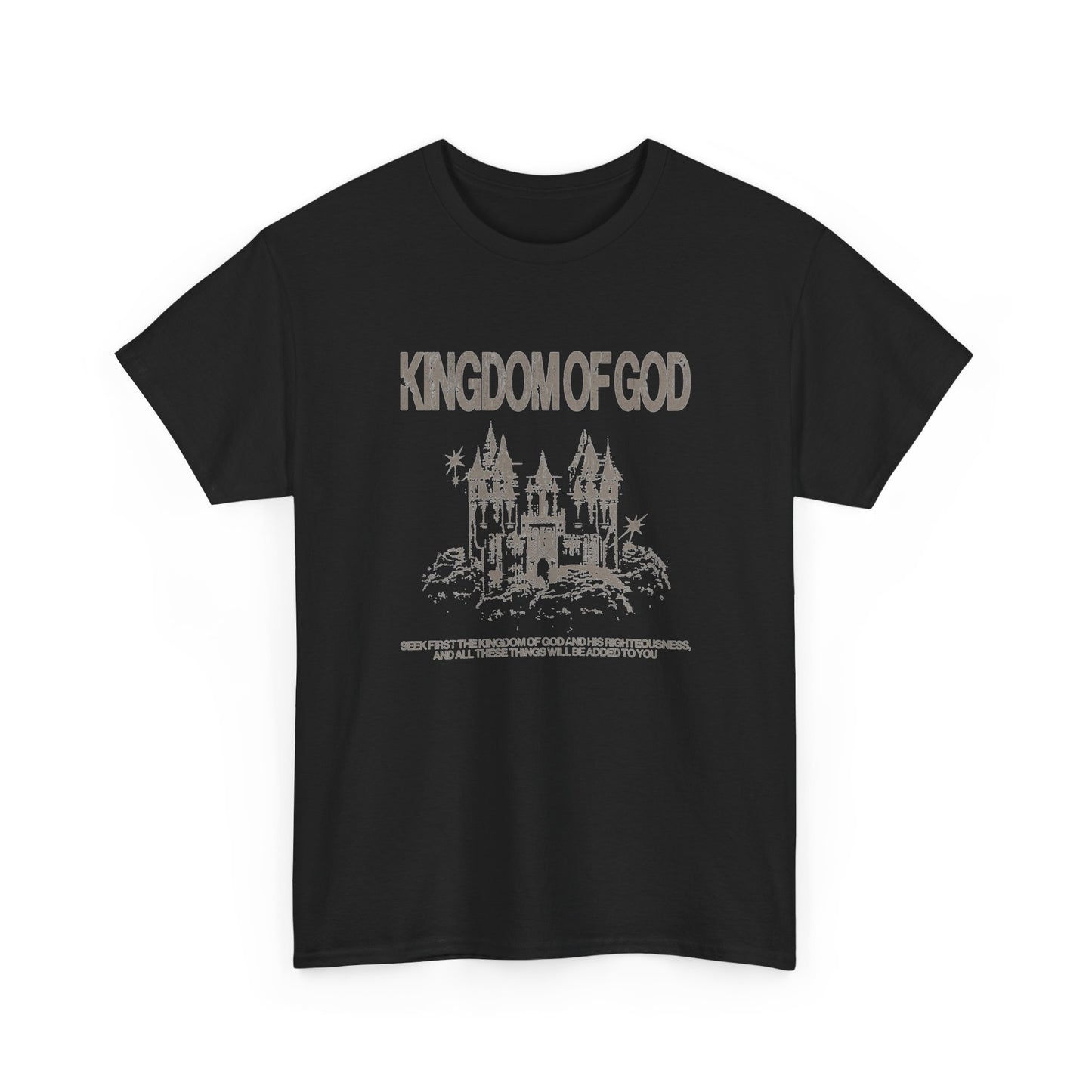 Kingdom Of God Graphic T Shirt Unisex Heavy Cotton Tee