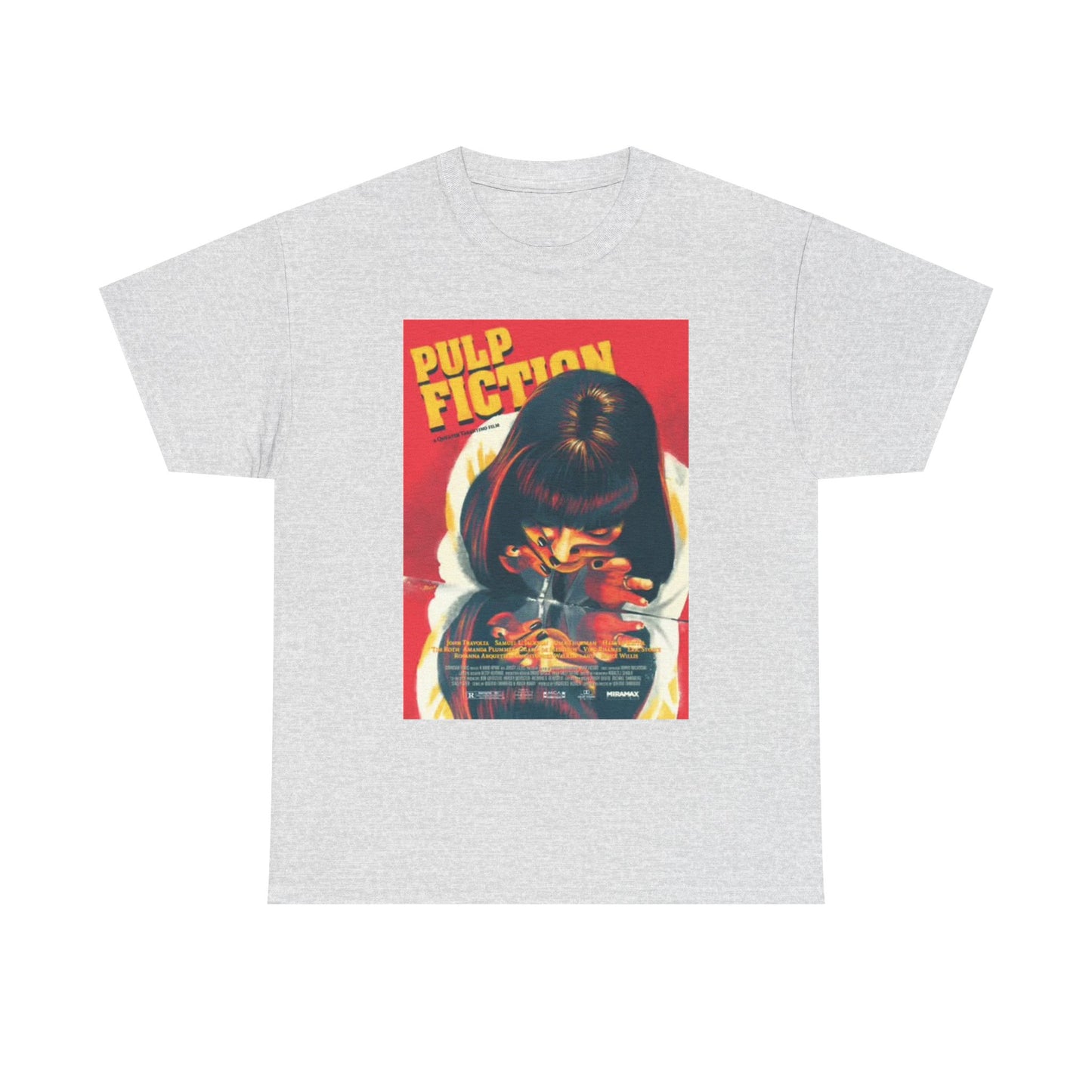 Pulp Fiction T Shirt BRAND NEW Apparel Unisex Heavy Cotton Tee Movie