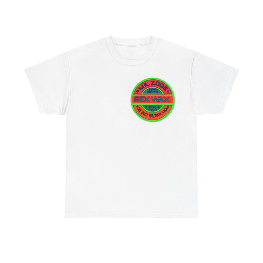 Mr Zogs Sex Wax Shirt Retro Logo Surfing Point Break Retro Unisex Heavy Cotton