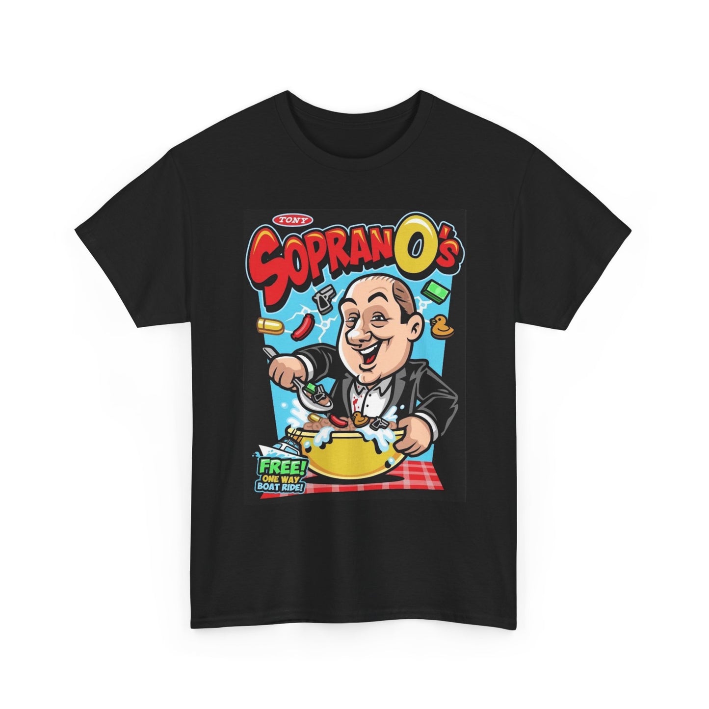 The Sopranos Graphic T Shirt Vintage Tv Retro Unisex Heavy Cotton Tee