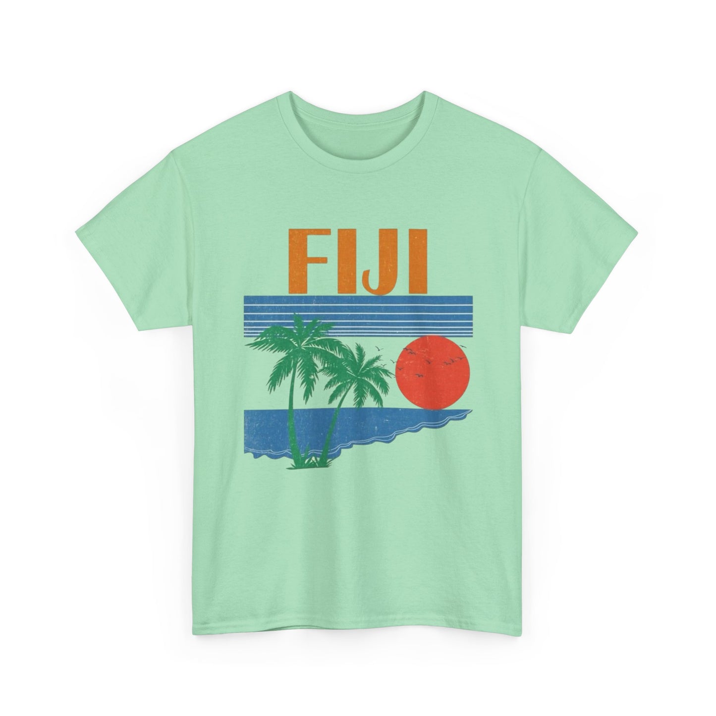 Fiji Vintage Graphic T Shirt NEW Adult Unisex Heavy Cotton Tee