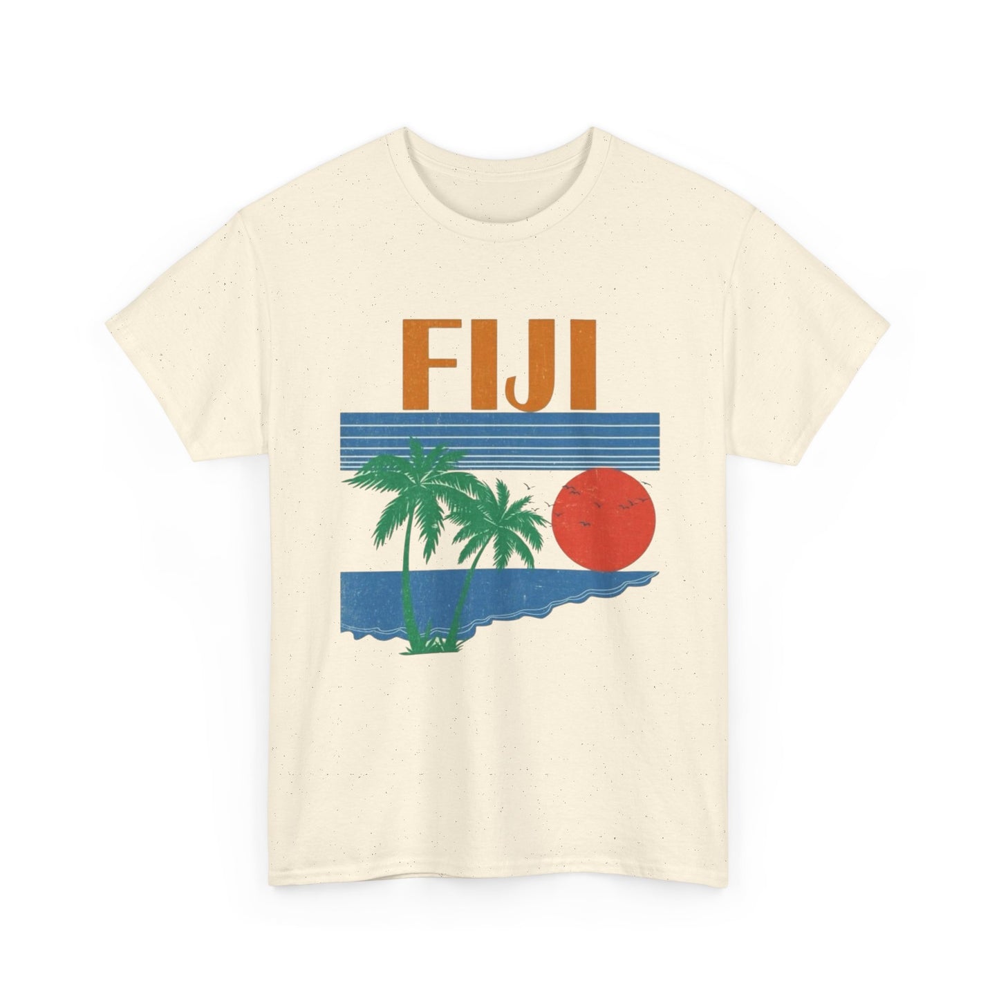 Fiji Vintage Graphic T Shirt NEW Adult Unisex Heavy Cotton Tee
