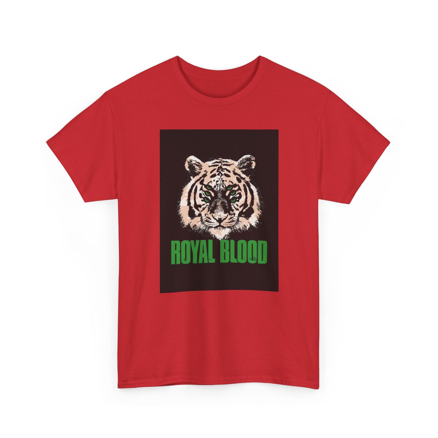 Royal Blood Tshirt Rock band Graphic Tiger Unisex Heavy Cotton Tee Vintage art