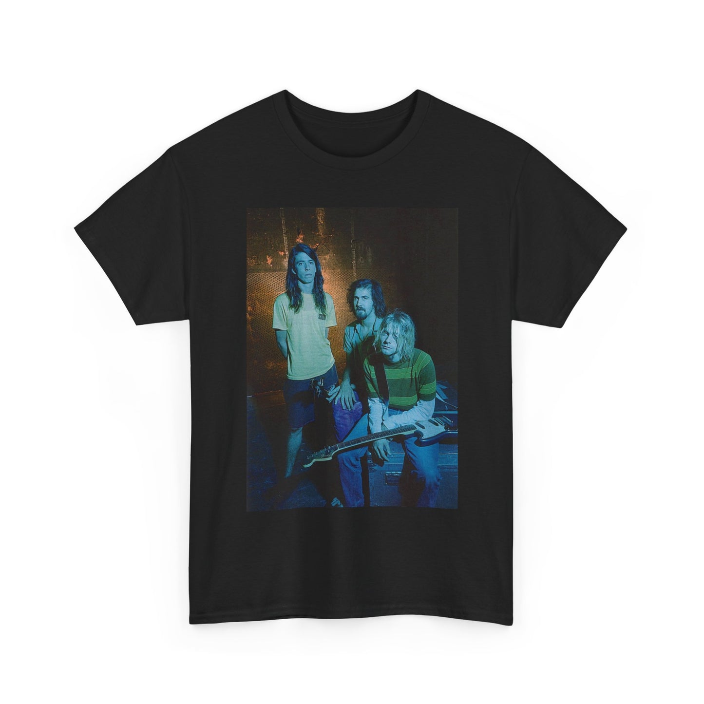 Nirvana T-shirt vintage punk rock retro graphic Unisex Heavy Cotton Tee concert