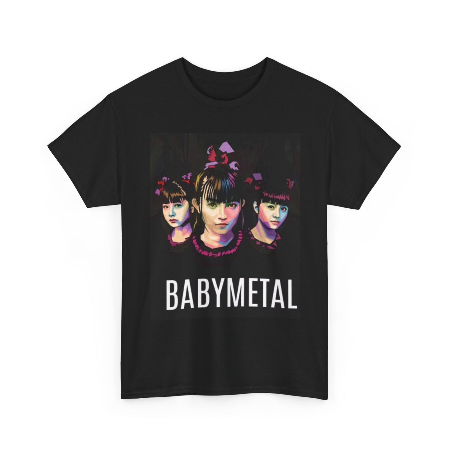 Babymetal Graphic T Shirt Retro Art Poster Unisex Heavy Cotton Tee
