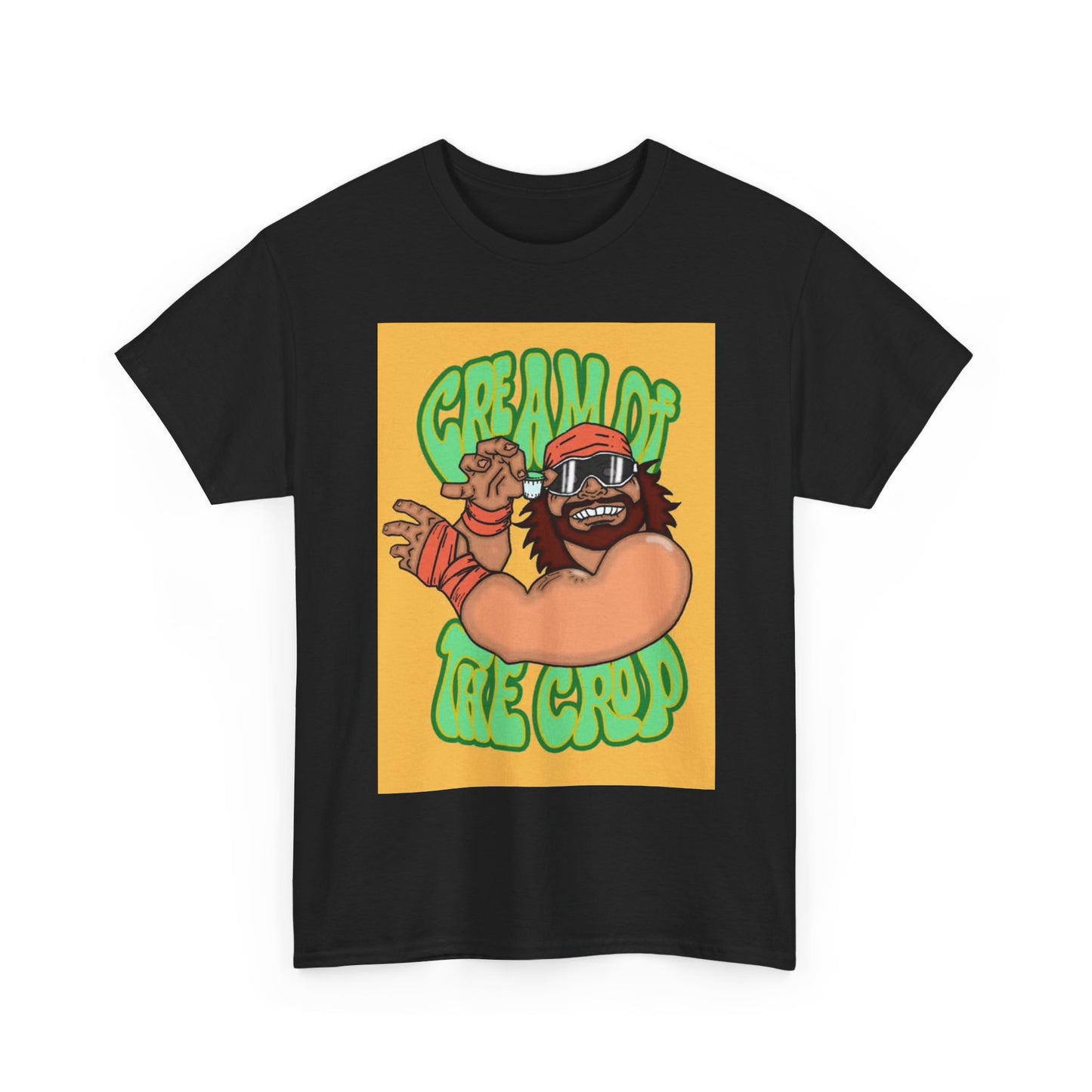 Macho Man Tshirt Vintage Wrestling Graphic WWE Unisex Heavy Cotton Tee WWF
