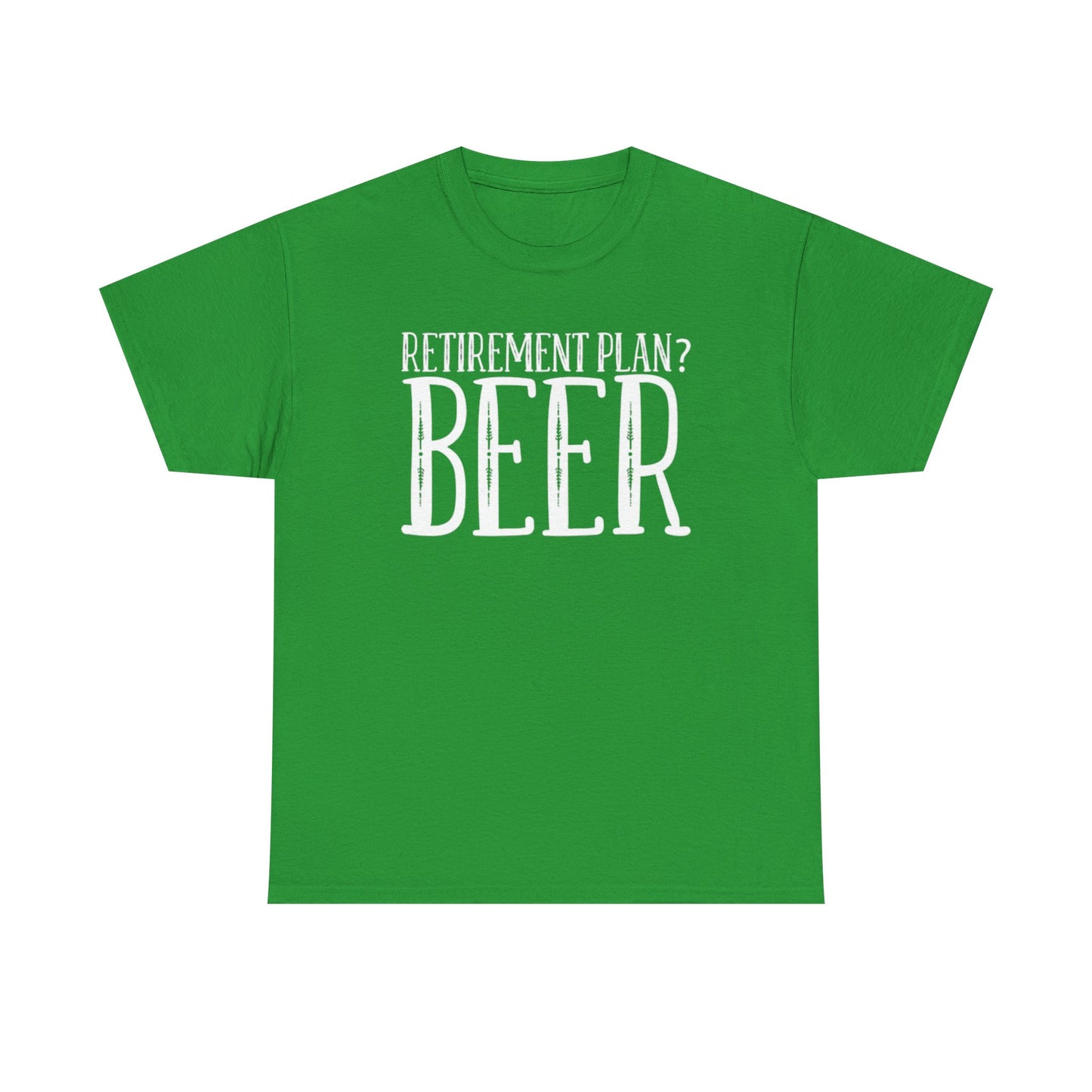 Retirement Plan Beer T Shirt Funny Graphic Cold Beer Retro Jokes Unisex