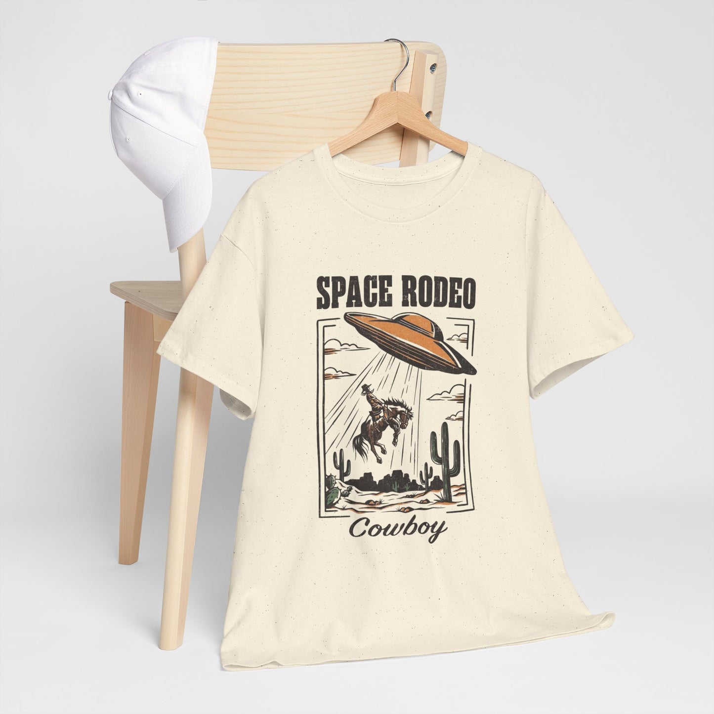 Space Rodeo Cowboy Graphic T Shirt Heavy Cotton Tee NEW ADULT UNISEX