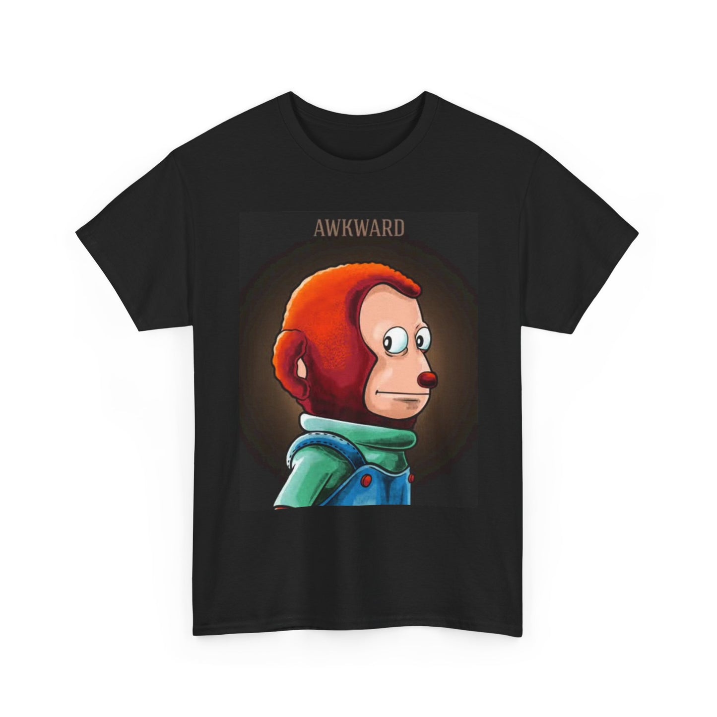 Awkward Meme T Shirt Funny Hilarious Gift Graphic Unisex Heavy Cotton Tee