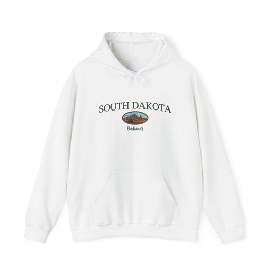 South Dakota Badlands Graphic Hoodie Heavy Blend Sweatshirt NEW