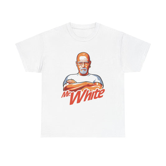 Mr White Funny Comedy Graphic T Shirt Unisex Heavy Cotton Tee