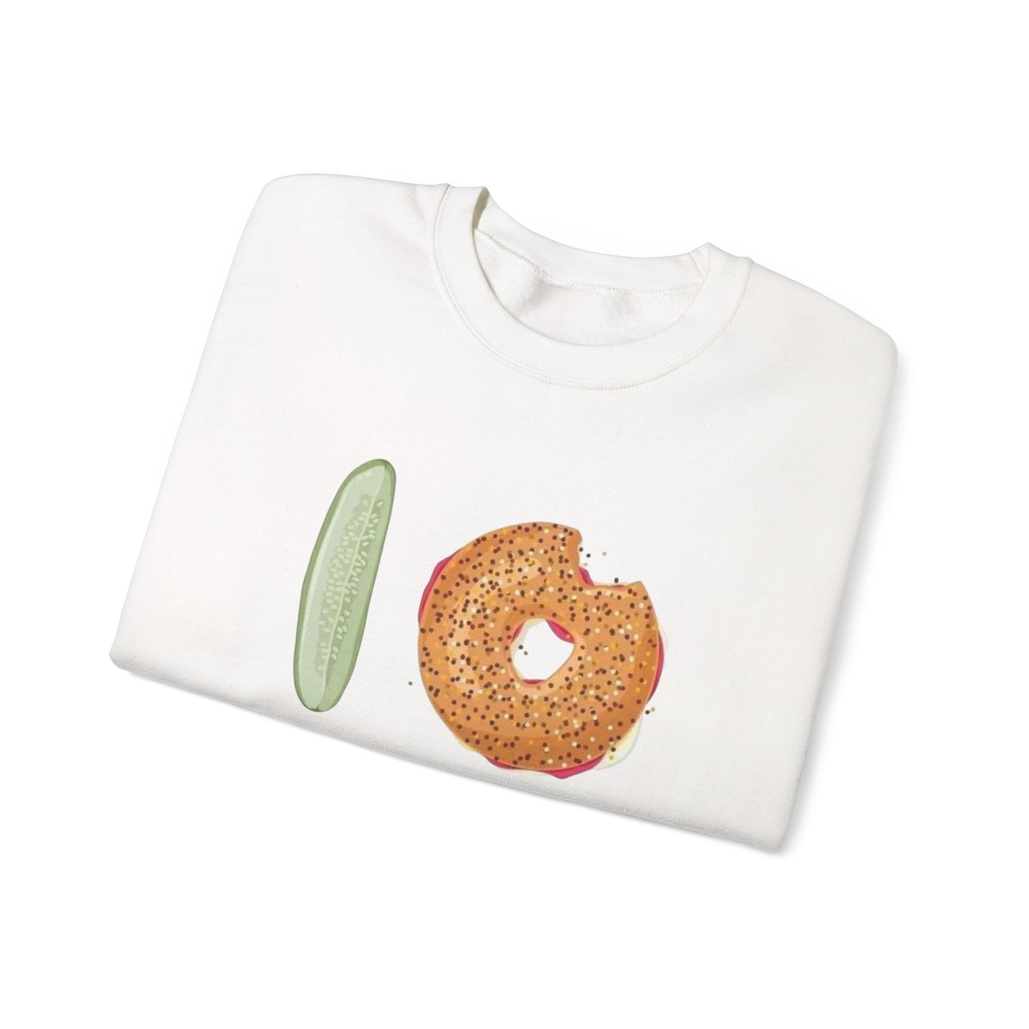 I Love New York Bagels Sweater NEW Unisex Heavy Blend™ Crewneck Sweatshirt
