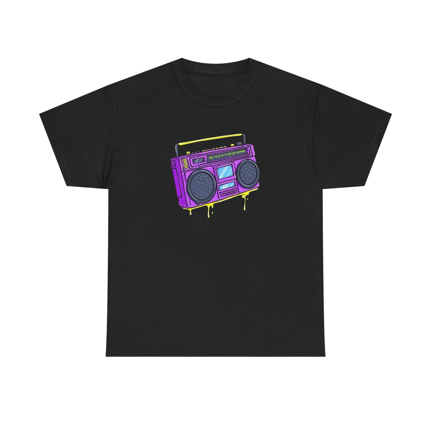 90s Boom box Radio Graphic T Shirt S-5XL NEW Unisex Heavy Cotton Tee