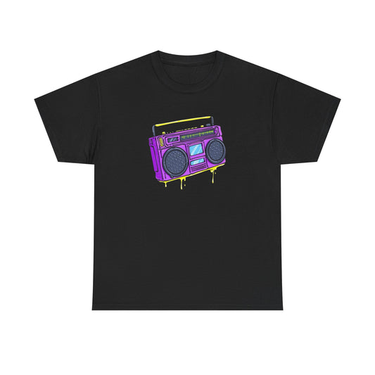 90s Boom box Radio Graphic T Shirt S-5XL NEW Unisex Heavy Cotton Tee