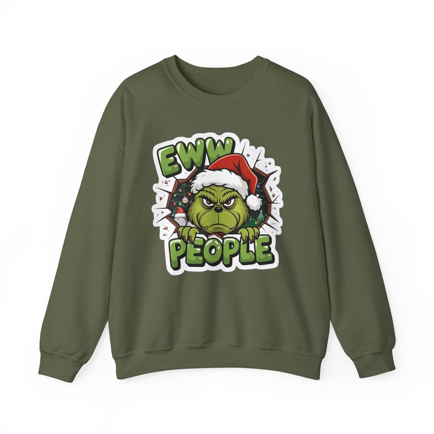The Grinch Funny Graphic Sweater NEW Unisex Heavy Blend™ Crewneck Sweatshirt