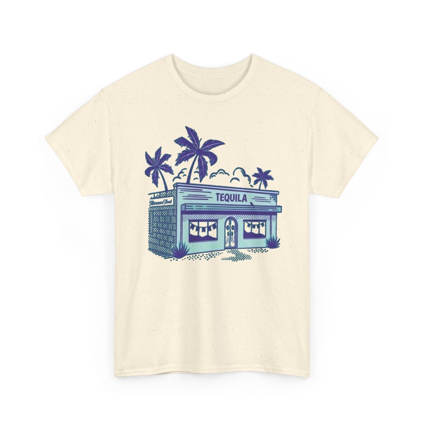 Tequila Bar Retro Graphic T Shirt NEW Vintage Unisex Heavy Cotton Tee