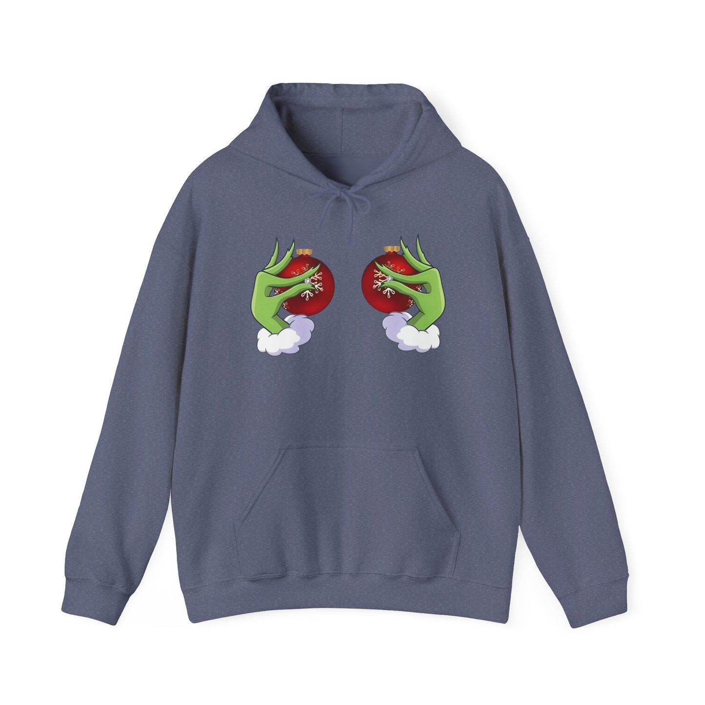 The Grinch Funny Graphic Hoodie Christmas Unisex Heavy Blend™ Hooded Sweatshirt