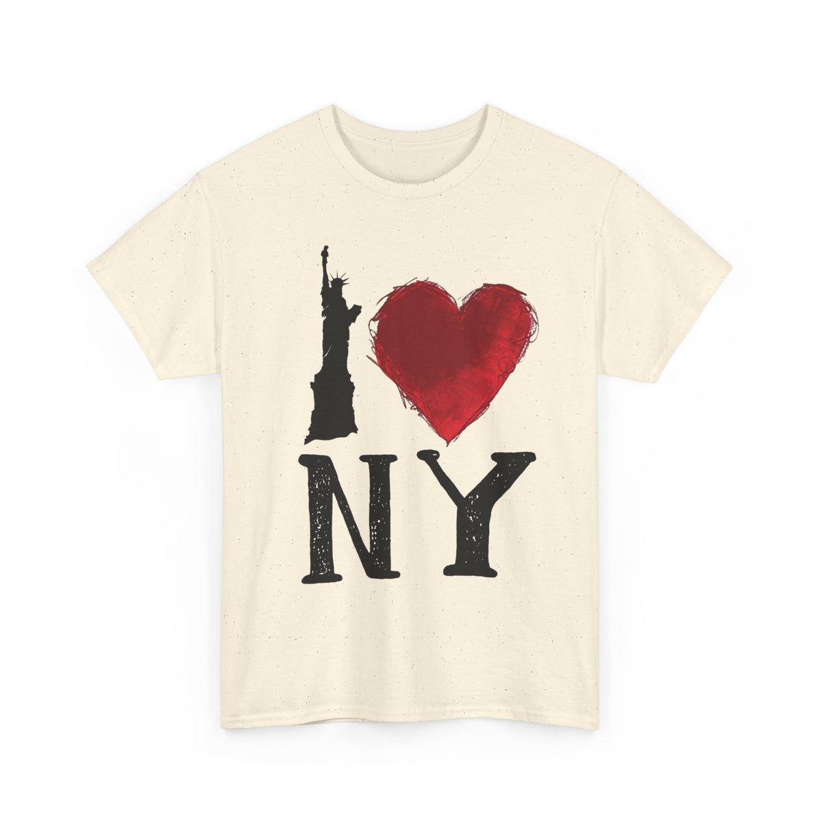 I Love New York Painting Graphic T Shirt Unisex NEW Heavy Cotton Tee