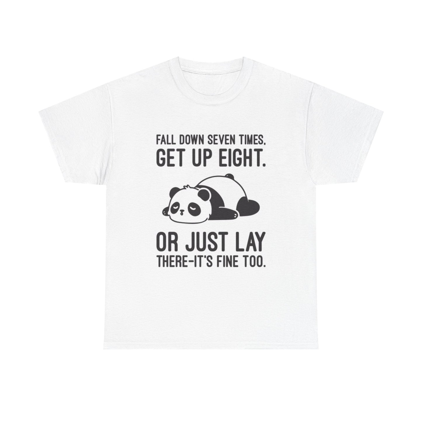Panda Funny T Shirt Graphic ZOO Unisex Heavy Cotton Tee