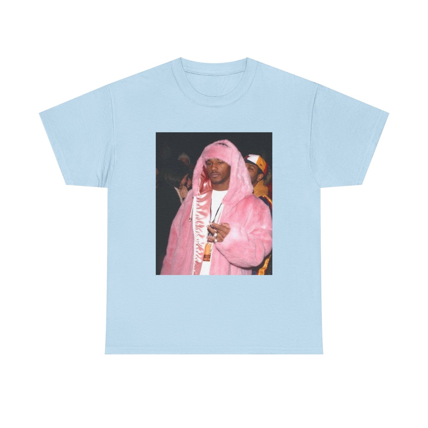 Camron diplomats T-shirt vintage pink fur coat graphic Rap Unisex Heavy Cotton